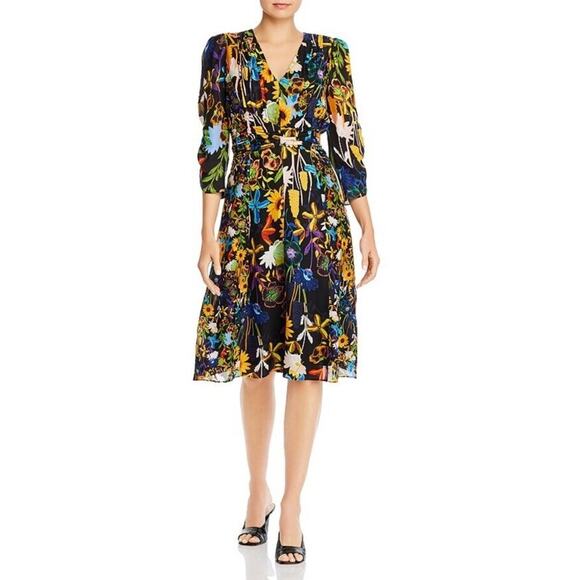 Kobi Halperin Kailyn Floral Multicolor Dress S - Picture 1 of 7